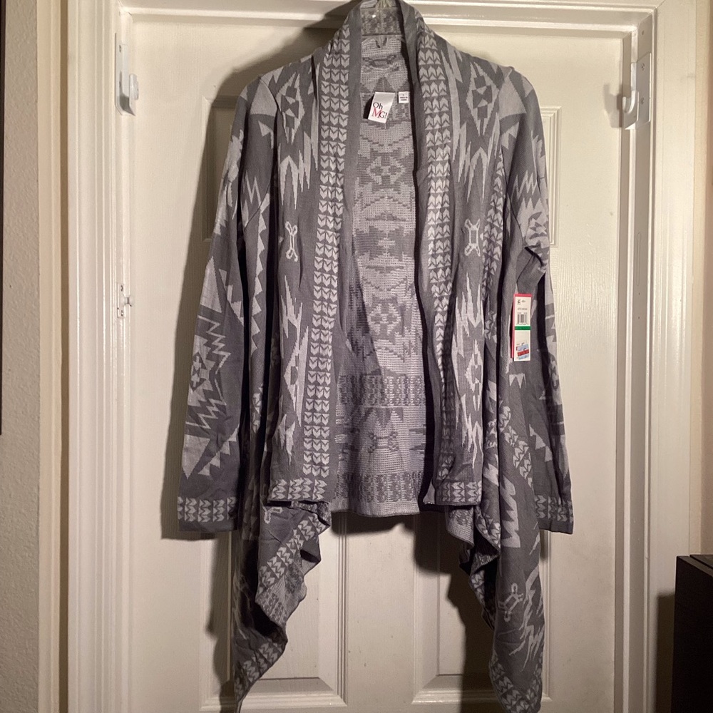 🔥SALE🔥 NEW MACY’S AZTEC CARDIGAN JUNIORS LARGE